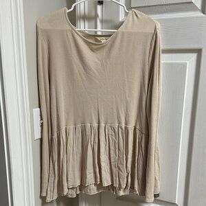 Matilda Jane Cream Long Sleeve Top